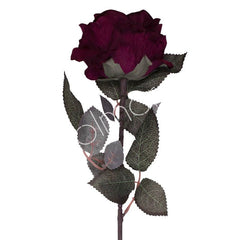 Flower rose red 75cm