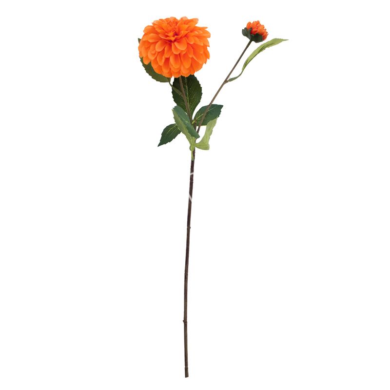 Flower dahlia orange 60cm