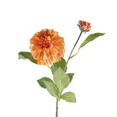 Flower dahlia orange 60cm