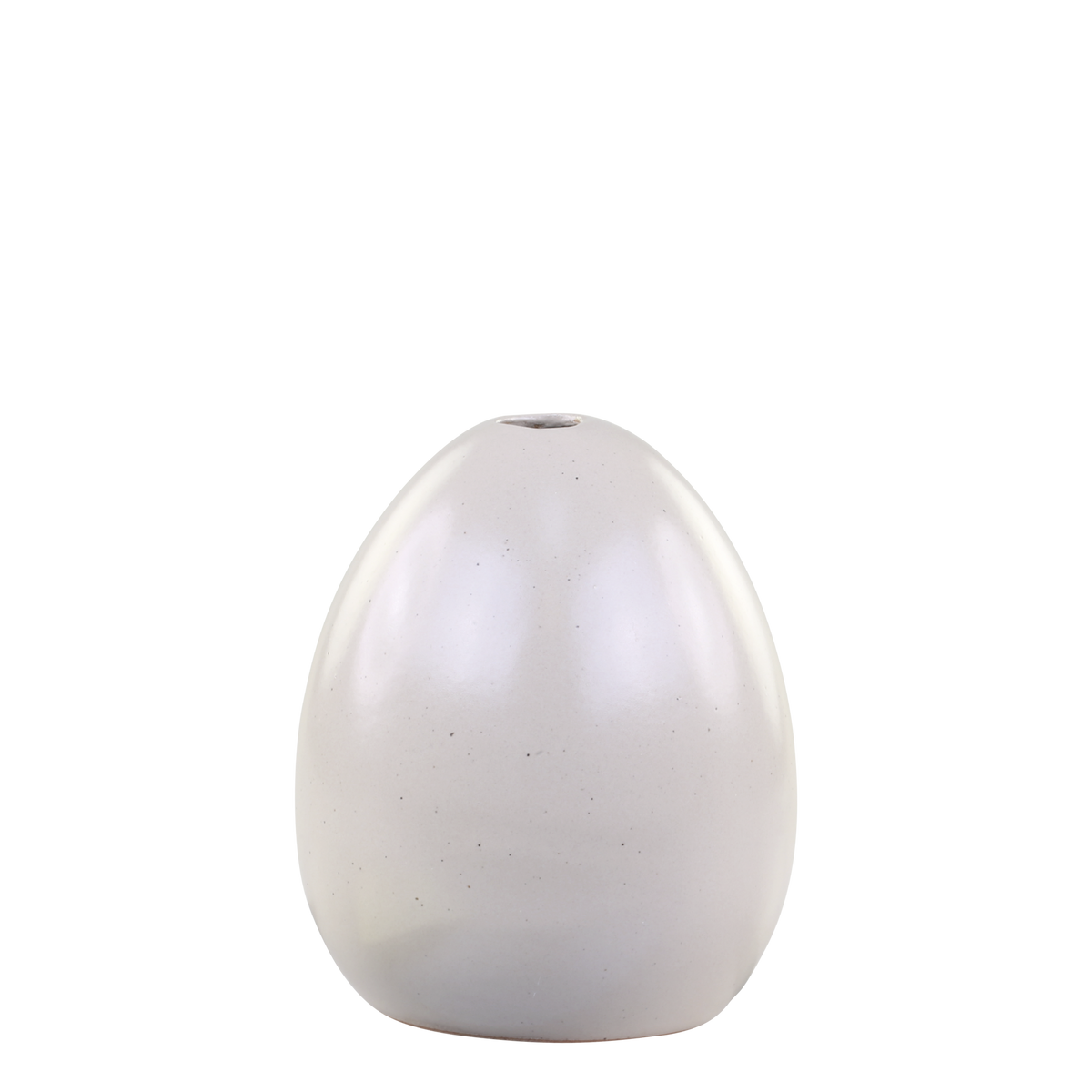 Vase Easter egg H11/D9 cm light latte