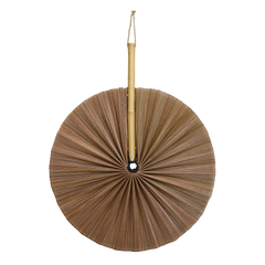 Fan bamboo for deco H53/D42 cm caramel