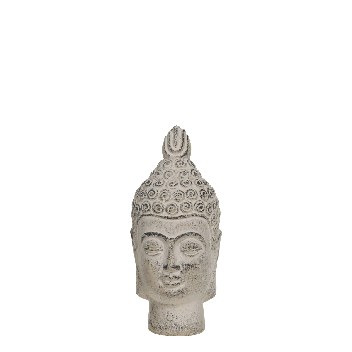 Buddha H17.5/D8 cm French grey