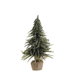 Fleur Pine Tree w. gold glitter H35 cm nature