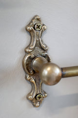 Knagerække, H10/L60 cm antique messing