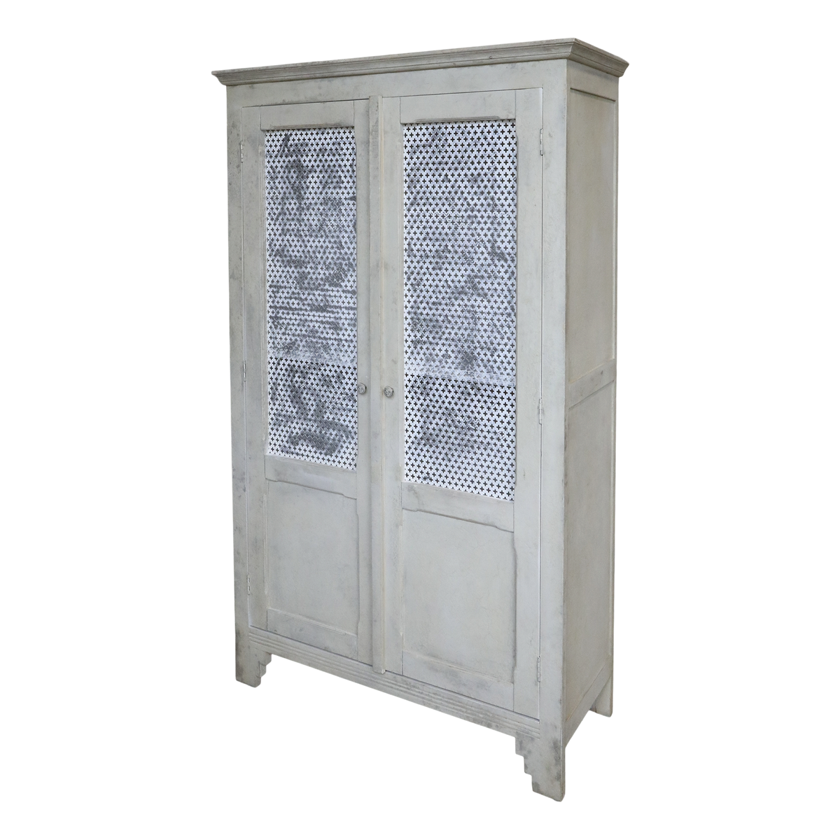 Old French Linen Closet H184/L113/W44.5 cm antique cream