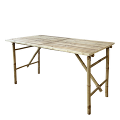 Lyon Dining Table bamboo H76/L150/W80 cm nature