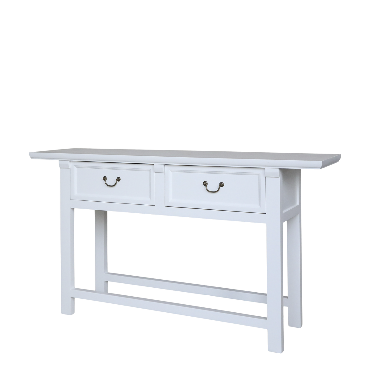 Marseille Service Table w. 2 drawers H85/L150/W40 cm white