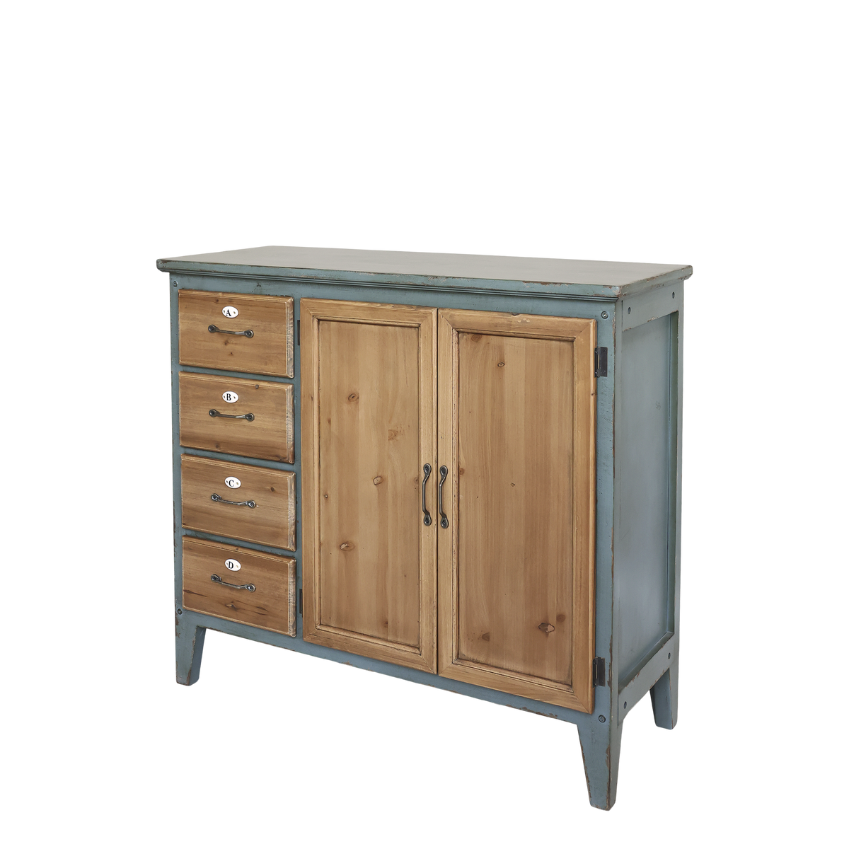 Sideboard w. 4 drawers H80.5/L90/W37 cm opal