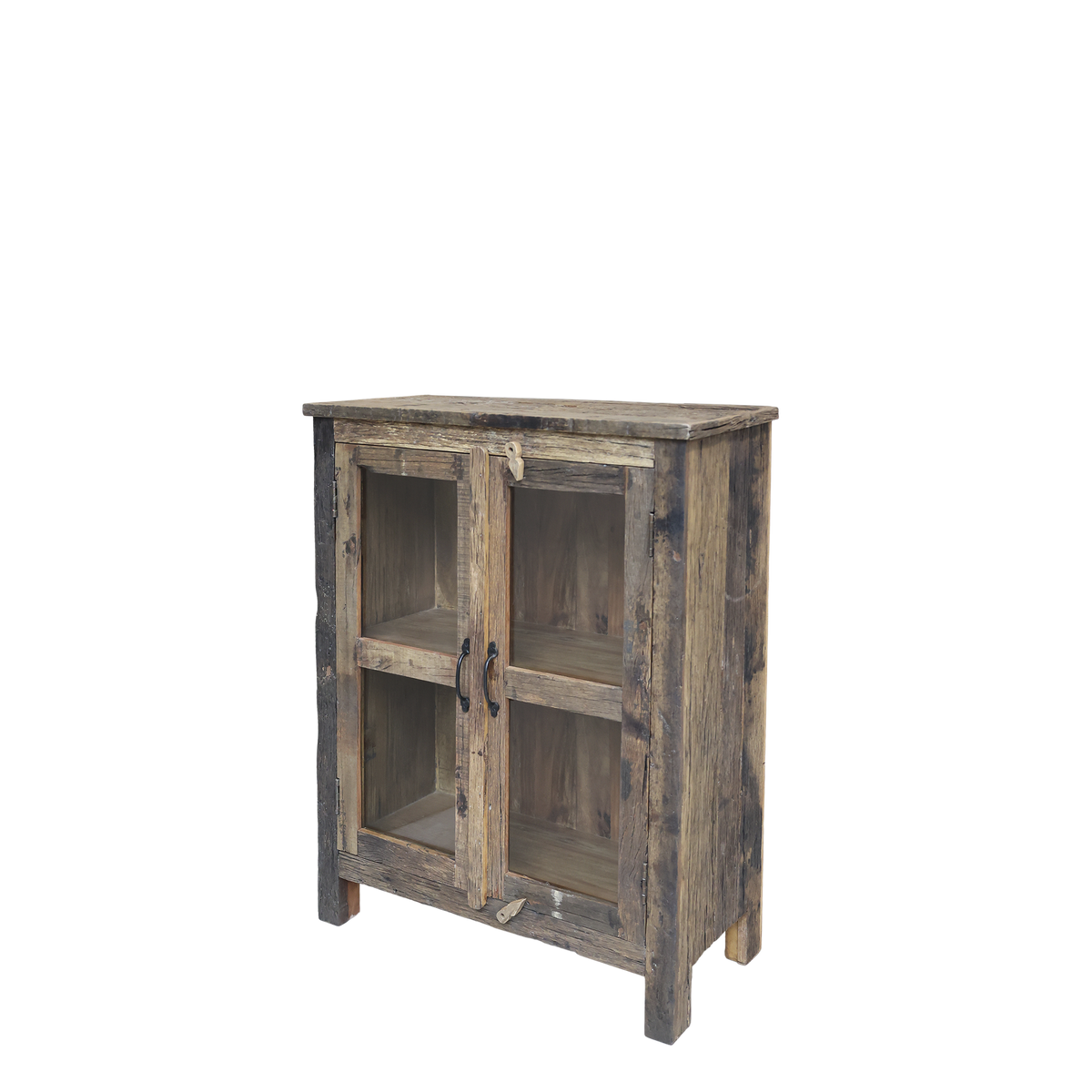 Grimaud Cabinet w. glass doors H100/L75/W35 cm nature