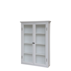 Marseille Wall Cabinet w. 4 shelves H120/L82/W21 cm white