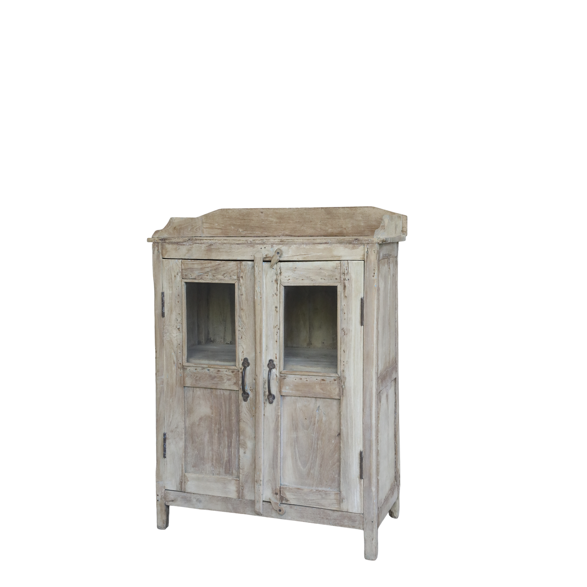 Grimaud Cabinet w. glass doors H100/L74/W36 cm nature