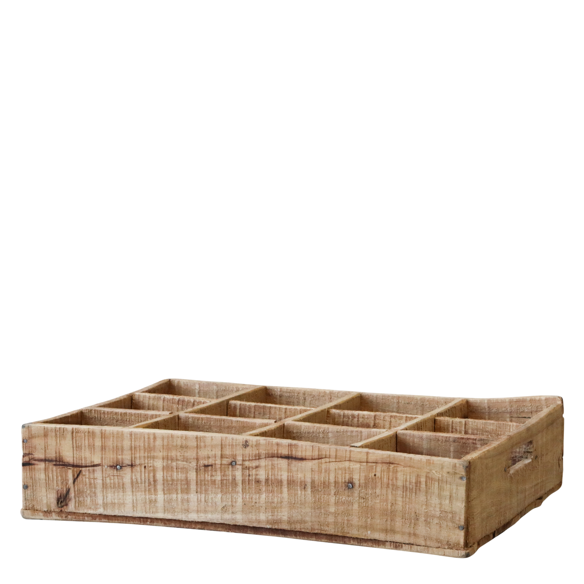 Grimaud Tray w. 12 compartsments H11.5/L54/W40 cm nature