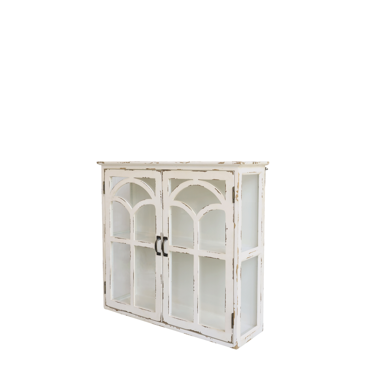 Wall Cabinet w. 2 doors H62/L70/W20 cm antique cream