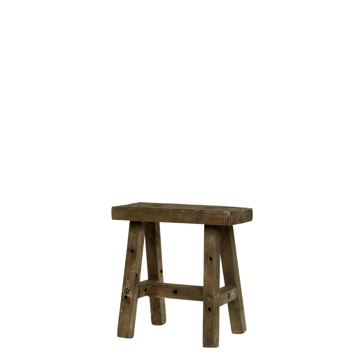 Taburet, H41/L40/B27 cm natur