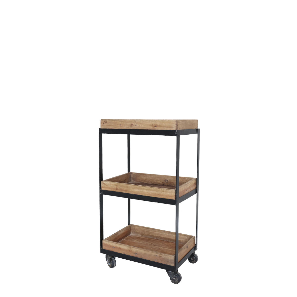 Grimaud Shelving Unit on wheels H72/L39/W28 cm nature