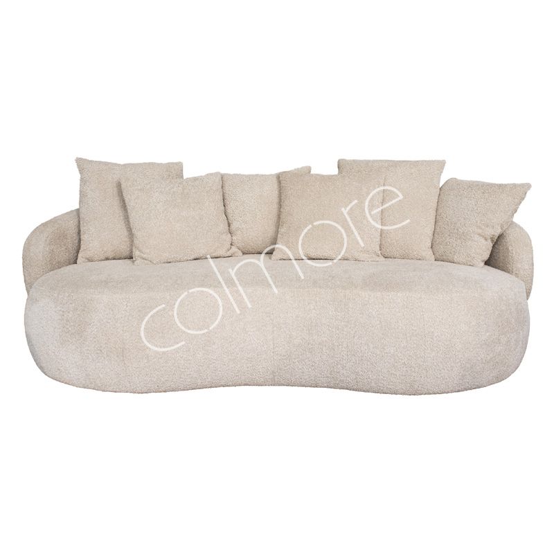 Sofa Porto 2-seat beige 206x107x70cm