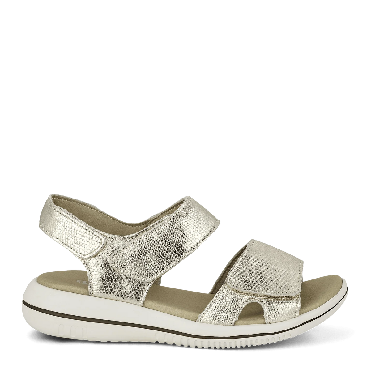 Green Comfort Leaf Sandal m. Velcro by Krone 1