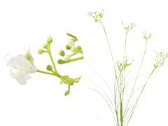 Blomstergren, 74cm, hvid