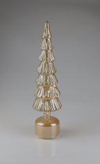 Lystræ Hvid Glas roterende 36 cm timer