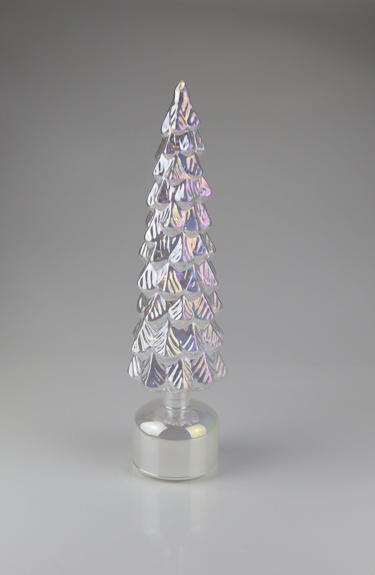 Lystræ Hvid Glas roterende 41 cm timer