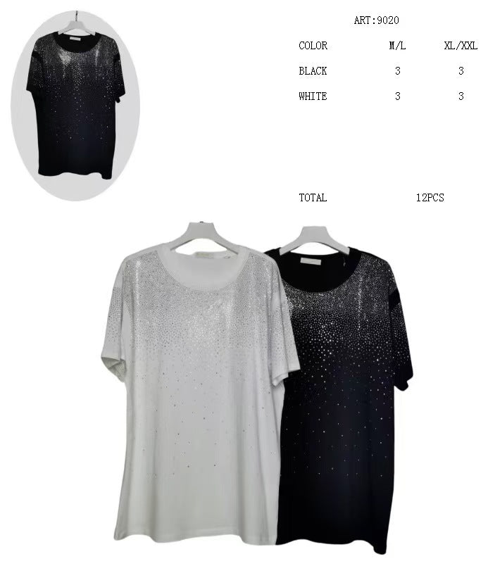 T-shirt med bling - ITMARTS25