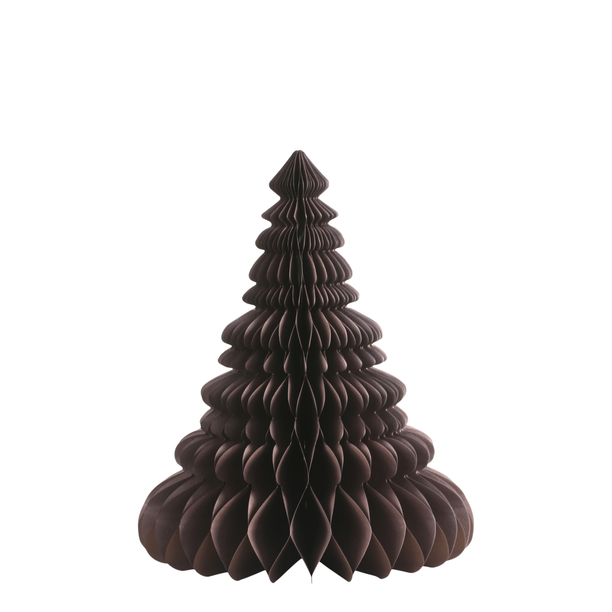 Christmas Tree in paper H50/D41 cm chocolate