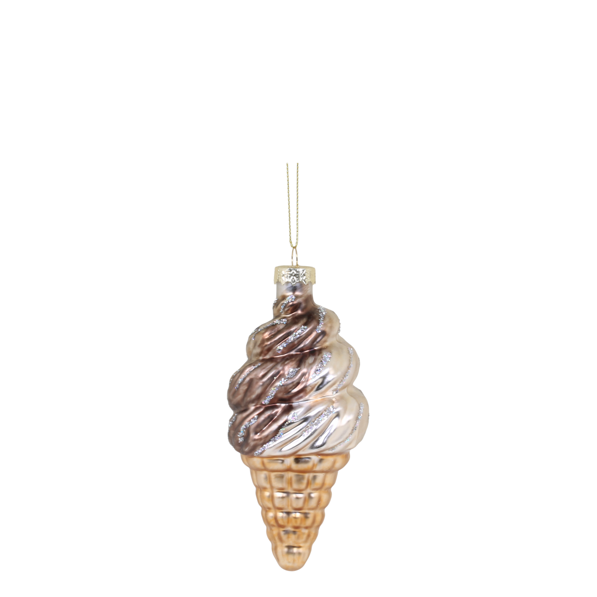 Ice Cream H12.5/D5.5 cm antique mocca