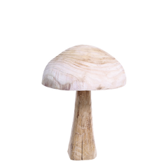 Mushroom for deco H40/D30 cm nature