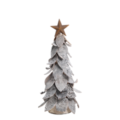 Christmas Tree w. star H36/D17 cm nature