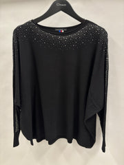 Strikbluse, Blingærmer