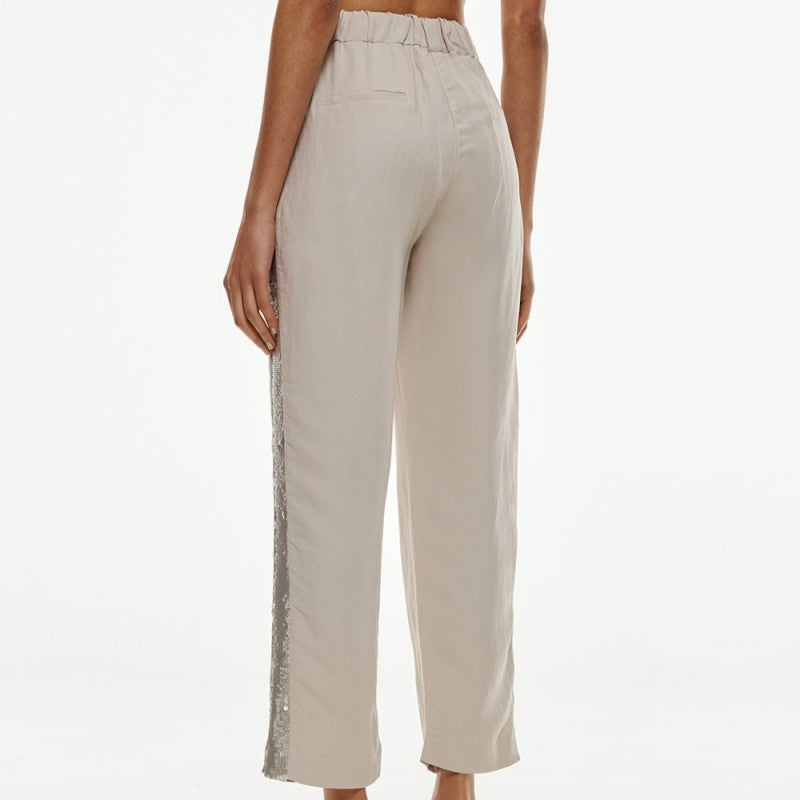 Access Jogger pants with elastic waistband and sequins