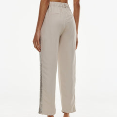 Access Jogger pants with elastic waistband and sequins