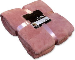 Old pink blanket fleece 150x200cm