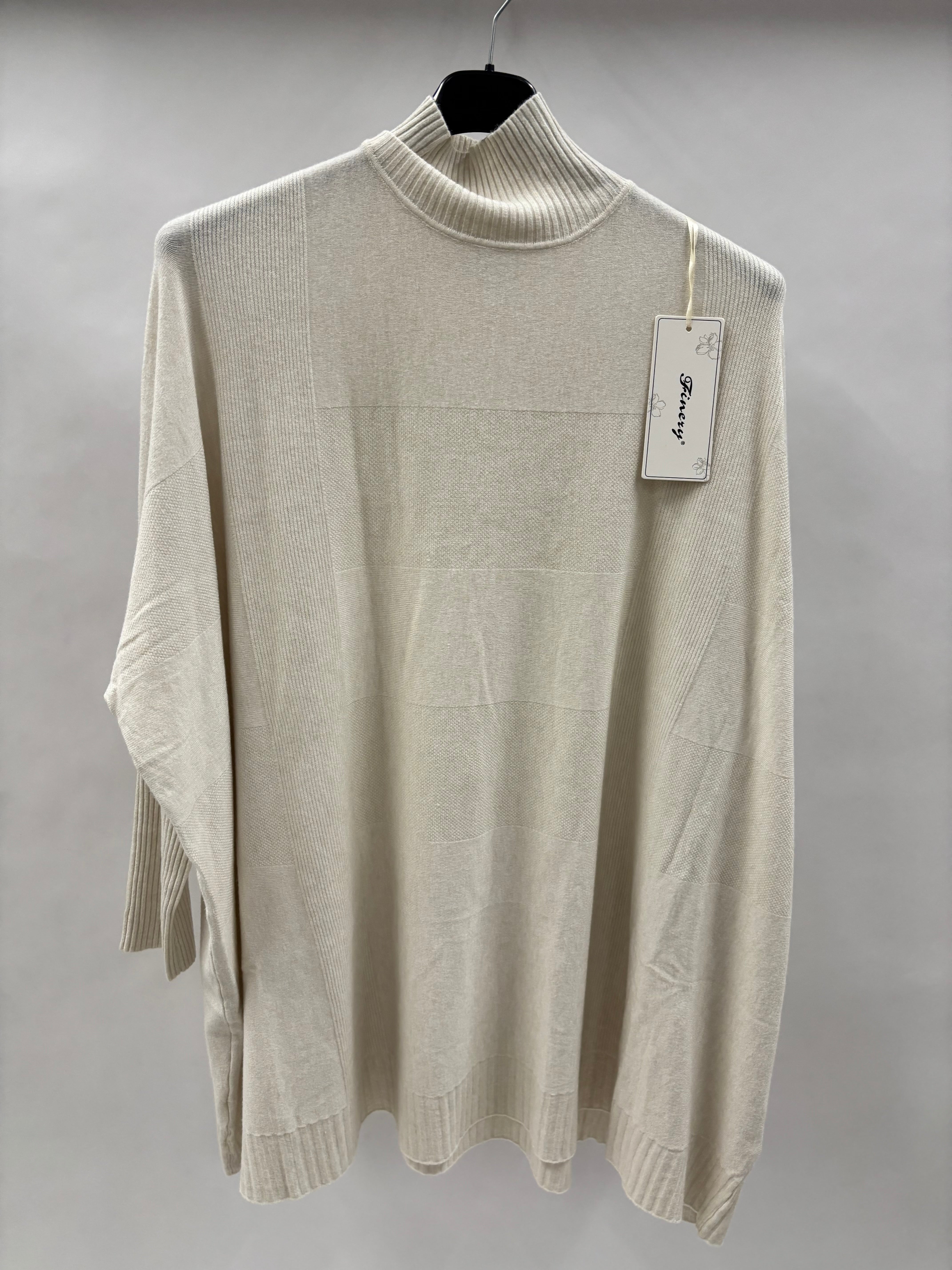 Højhalset Striktrøje