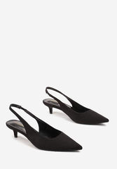 Slingback pumps