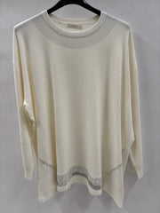 Strikbluse, Blingkanter