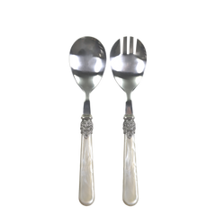 Linas Salad Servers set of 2 L21 cm antique champagne