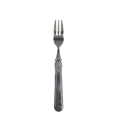 Linas Cake Fork w. silver deco  L17 cm antique coal