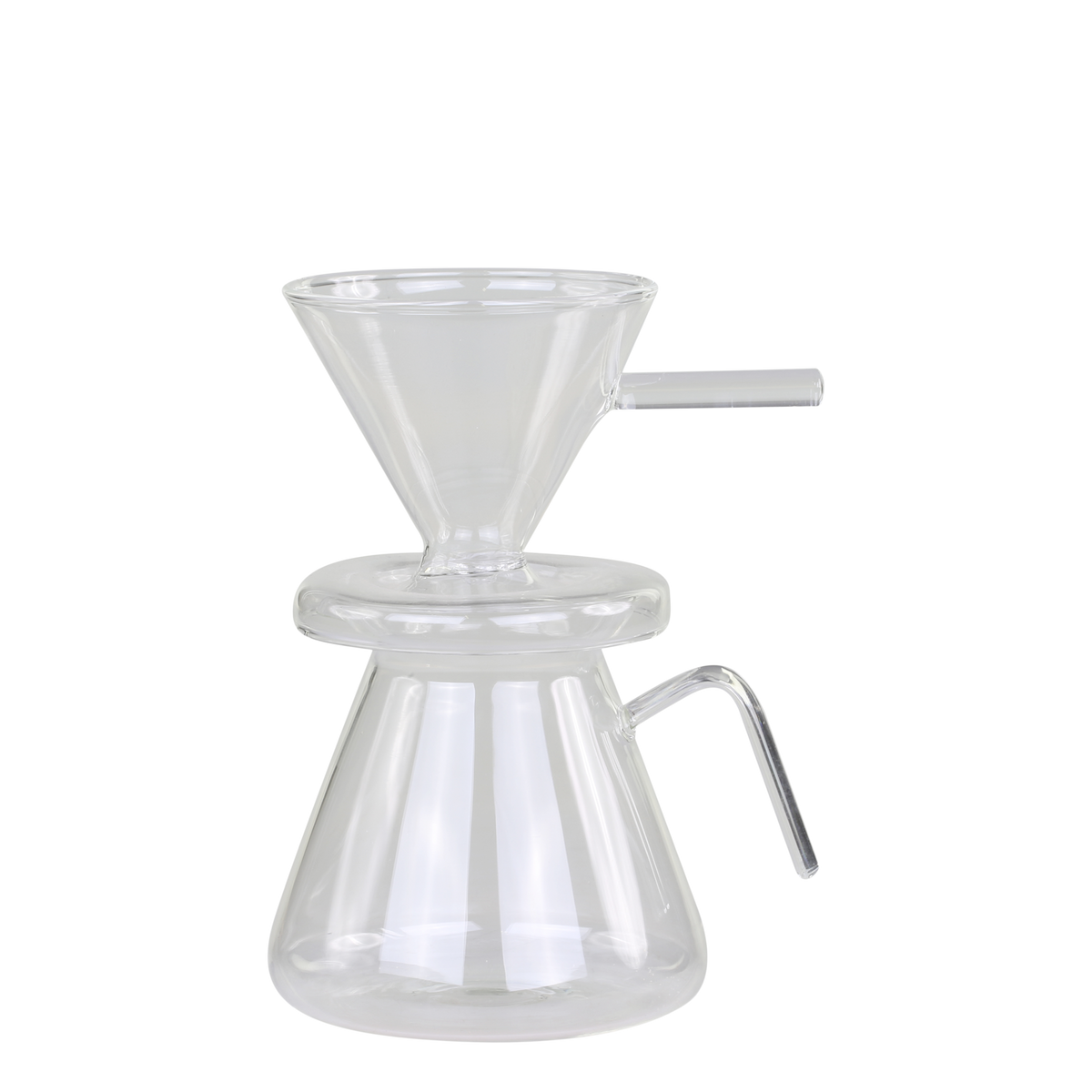 Coffee Dripper w. filter holder H19/L14/W12 cm clear