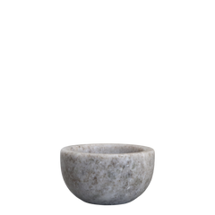 Morlaix Bowl of marble H3/D5.5 cm latte