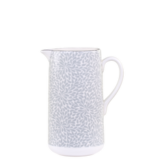 Arés Jug w. pattern H19.5/L15/W9 cm French grey