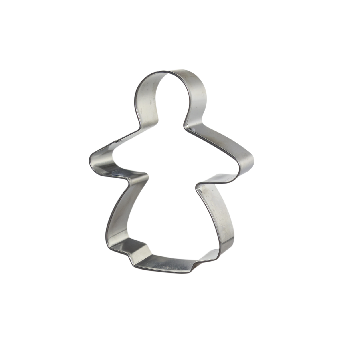 Cookie Cutter gingerbread girl H2.5/L8/W6 cm silver