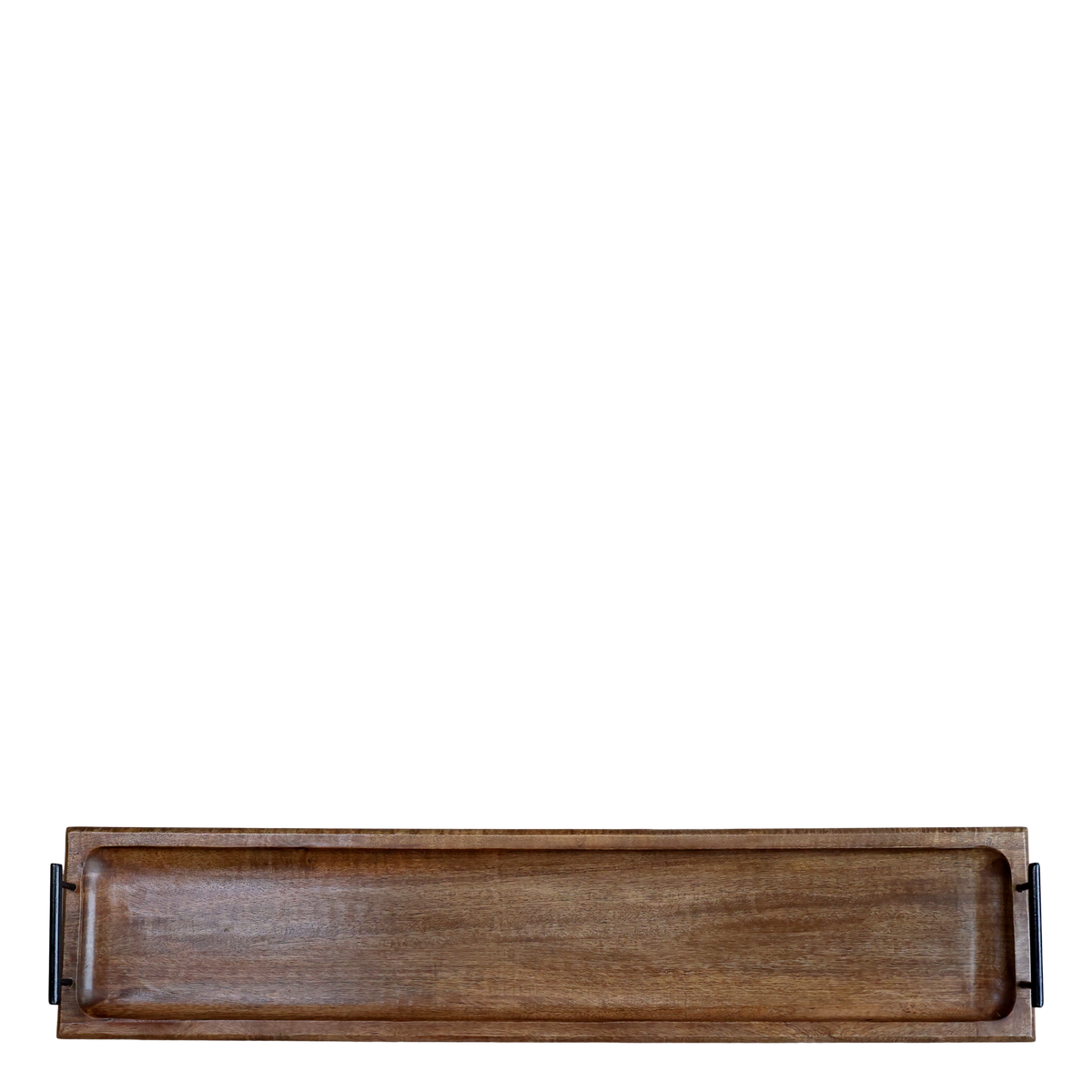 Tours Tray in wood w. handles H8/L90/W20 cm nature