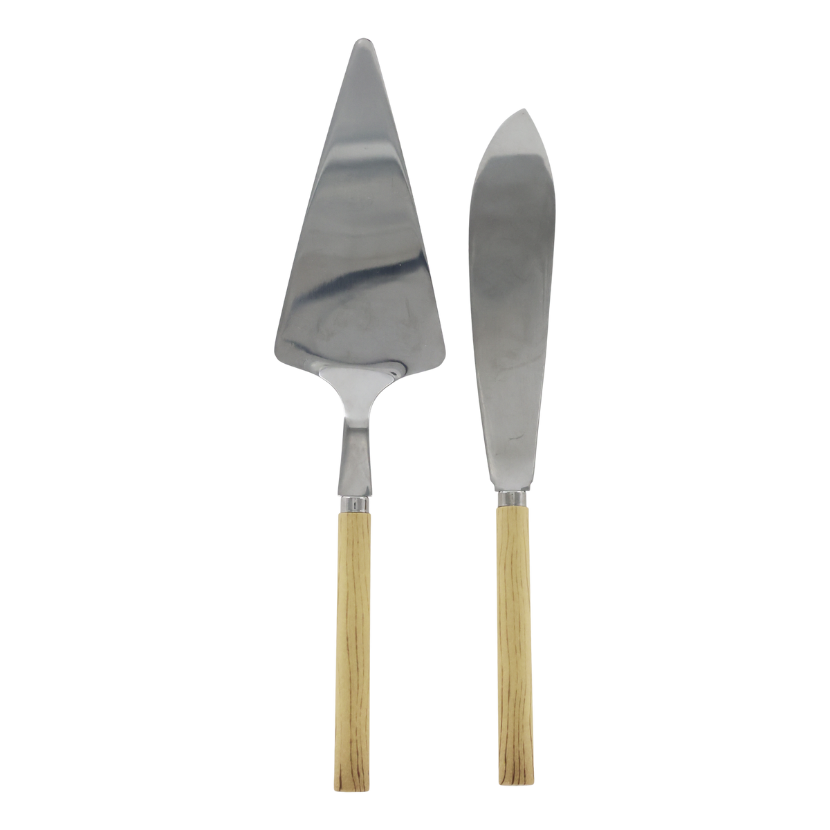 Linas Cake Server & Cake Knife set of 2 L28 cm nature