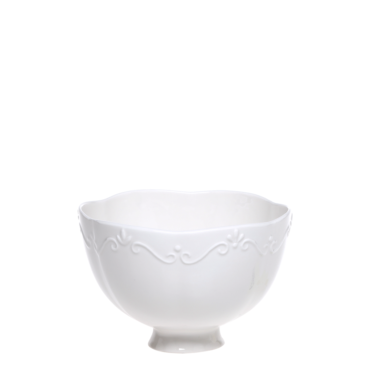 Provence Bowl H12/D18 cm white