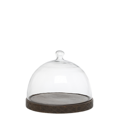 Tours Glass Dome H25/D30 cm coal