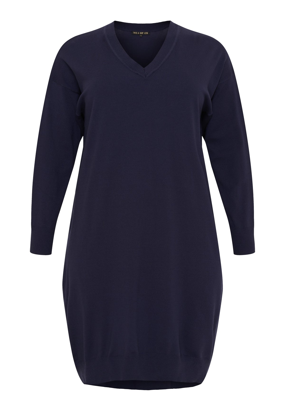 No 1. By Ox V neck knitted dress