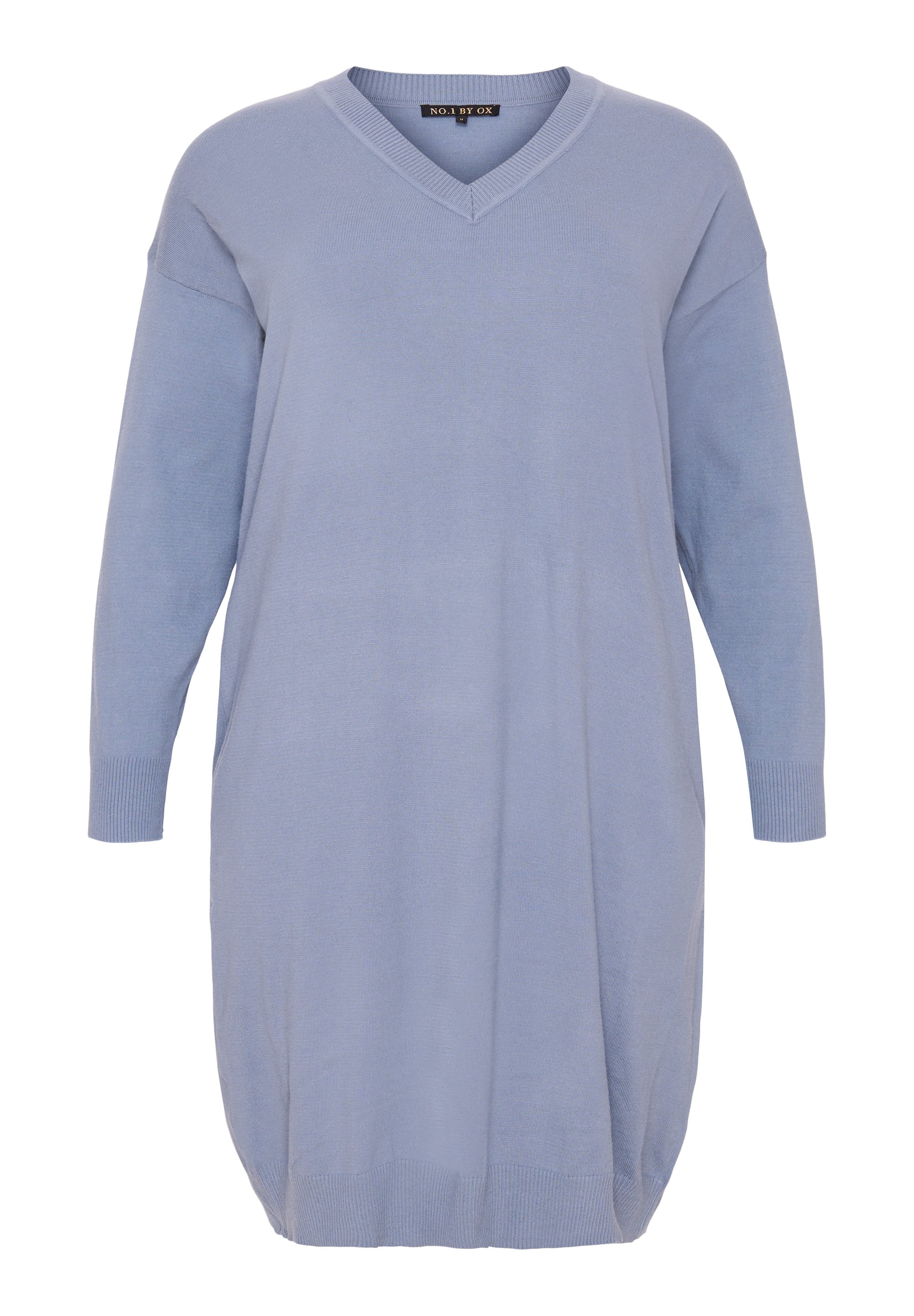 No 1. By Ox V neck knitted dress