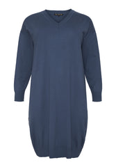 No 1. By Ox V neck knitted dress
