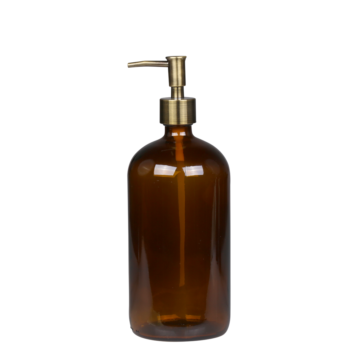 Bottle w. 2 pumps 1000 ml. H26/D9.5 cm mocca